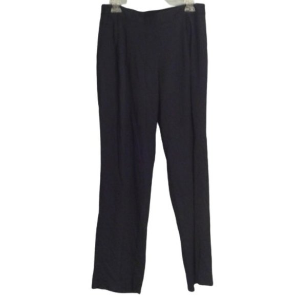 Women's Theory 12 slacks dark blue pants elastic - Picture 1 of 7